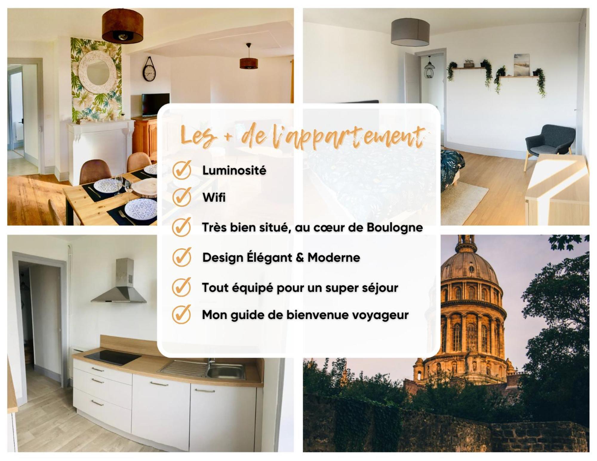 Ferienwohnung Le Donjon - T3 80M2 - Hyper Centre - Spacieux & Lumineux Boulogne-sur-Mer Exterior foto
